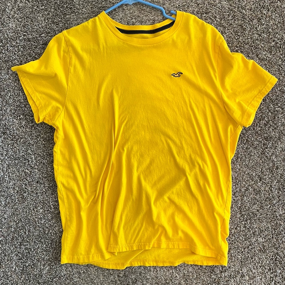 Hollister Yellow T-Shirt Xl